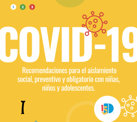 COVID19: Recomendaciones para el aislamiento social con niñas, niños y adolescentes