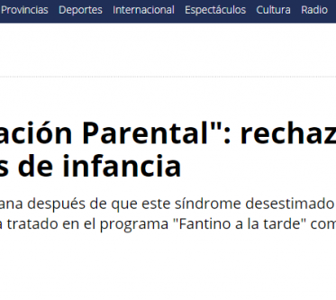 "Síndrome de Alienación Parental": rechazo de la Senaf y 85 referentes en temas de infancia -Télam