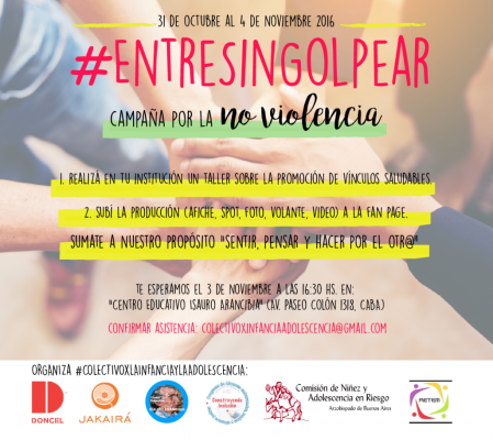 #EntreSinGolpear: la campaña por la no violencia