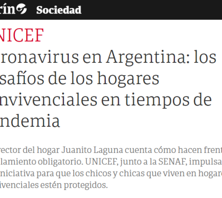 Coronavirus en Argentina: los desafíos de los hogares convivenciales en tiempos de pandemia - Clarín