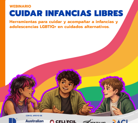 DONCEL presentó el proyecto Cuidar Infancias Libres con un webinario sobre cuidados con perspectiva de diversidad